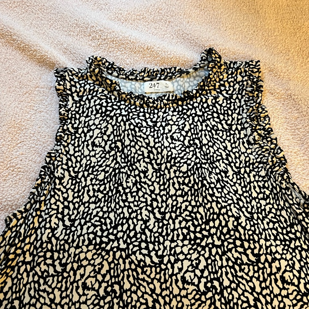 Maurices Black and White Sleeveless Dress - Picture 2 of 4